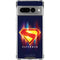 Superman 2025 Energy Shield Neon Emblem Google Pixel 7 Pro Clear Case